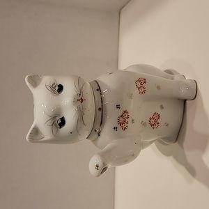 Vintage China Lucky Paw Cat Teapot Single Cup